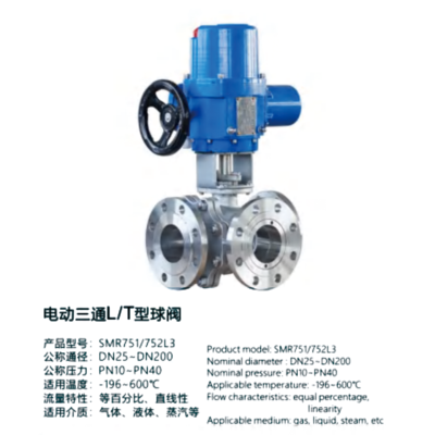 电动三通型球阀-SMR751